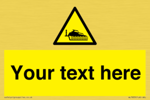 Custom warning grounding cruiser on lock cill